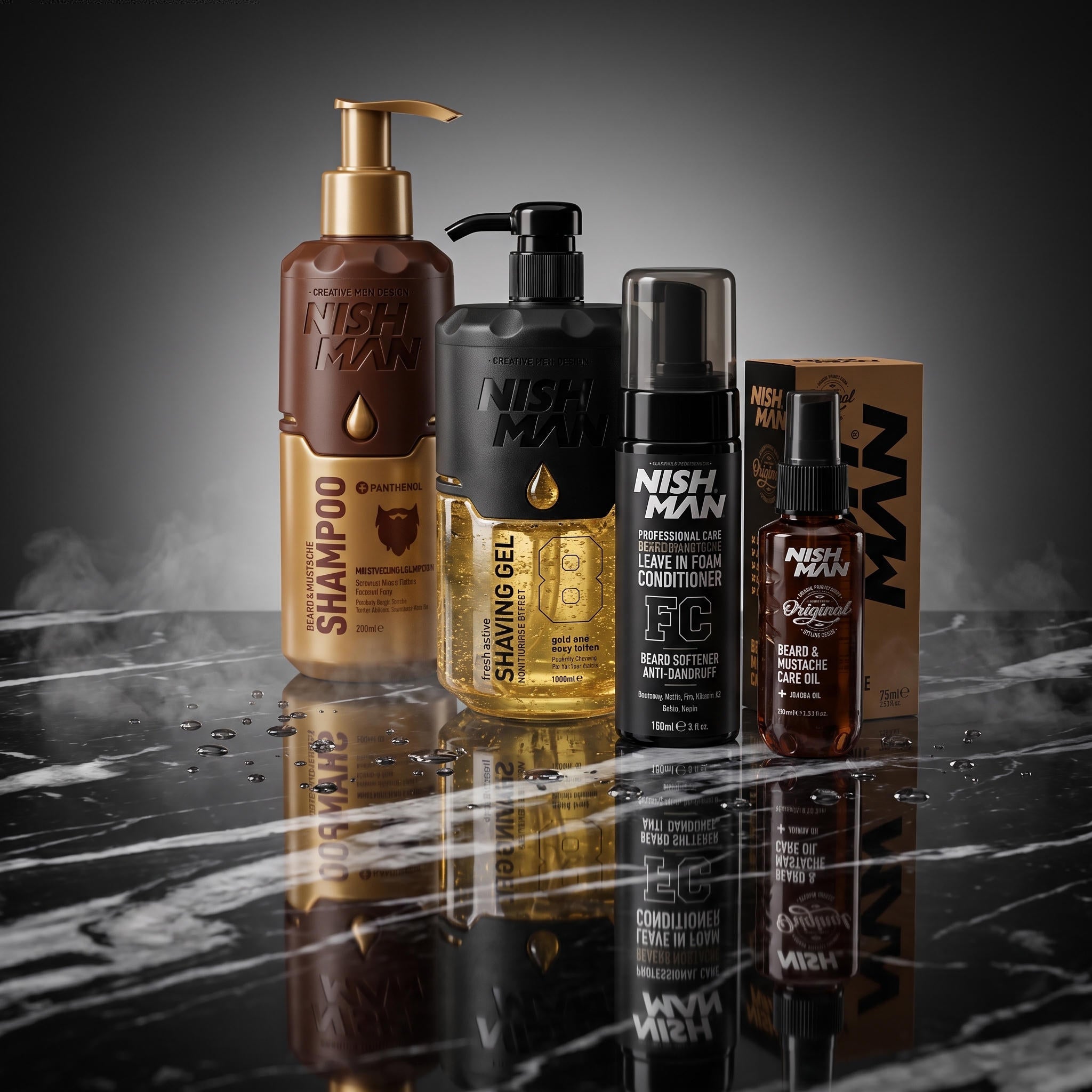 LINEA DE CUIDADO BARBA Y BIGOTE NIHSMAN