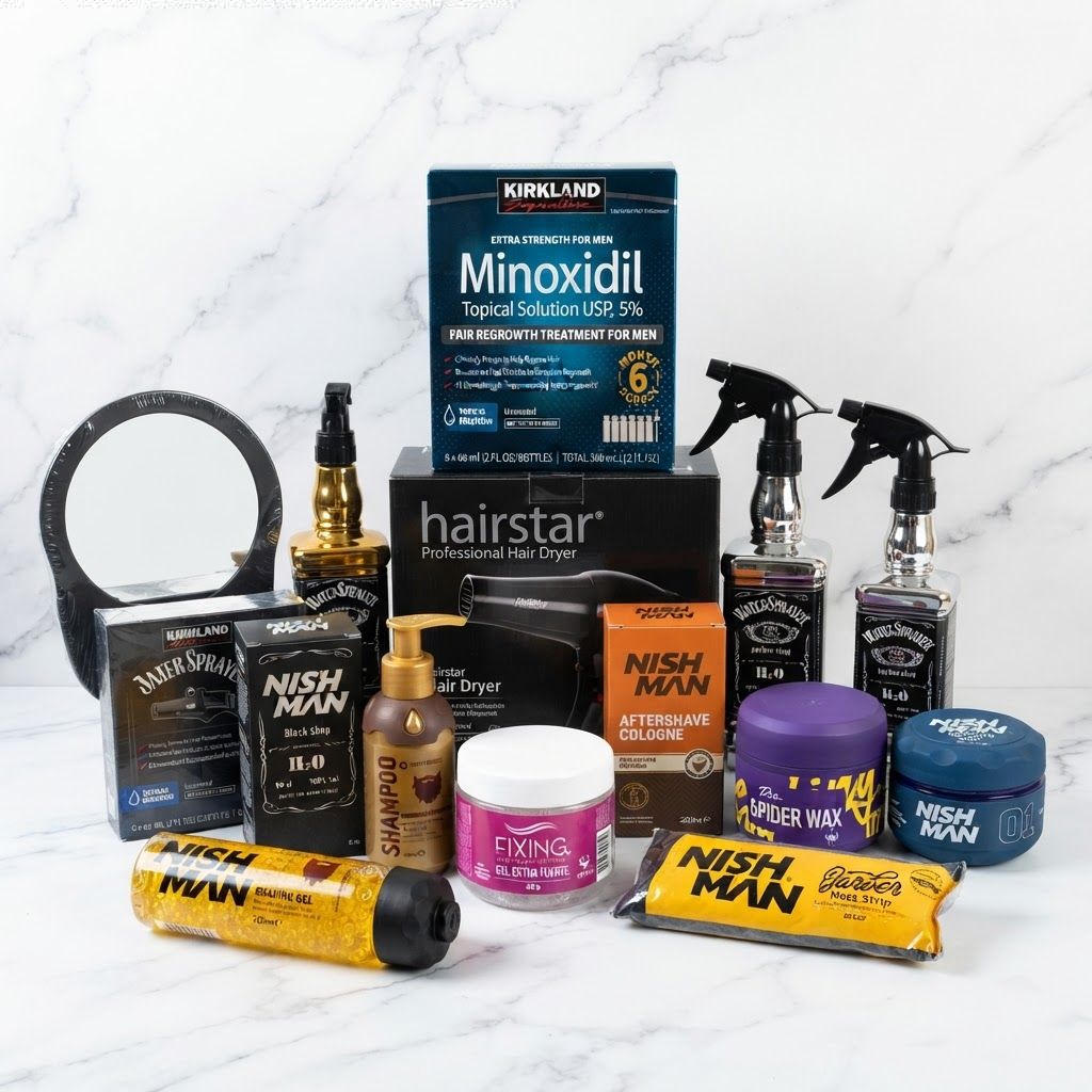 Productos varios para caballeros o Barberos