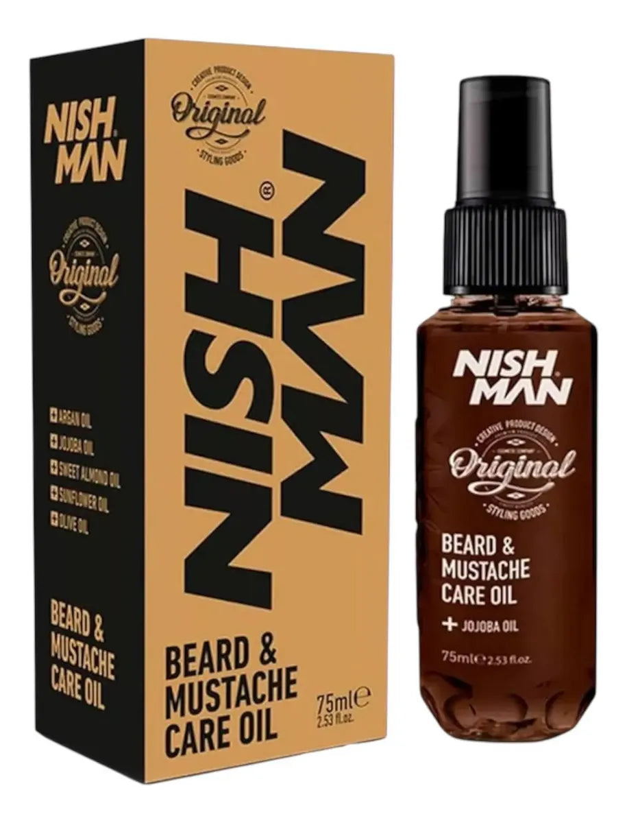 BEARD & MUSTACHE CARE OIL 75 ML Nishman
