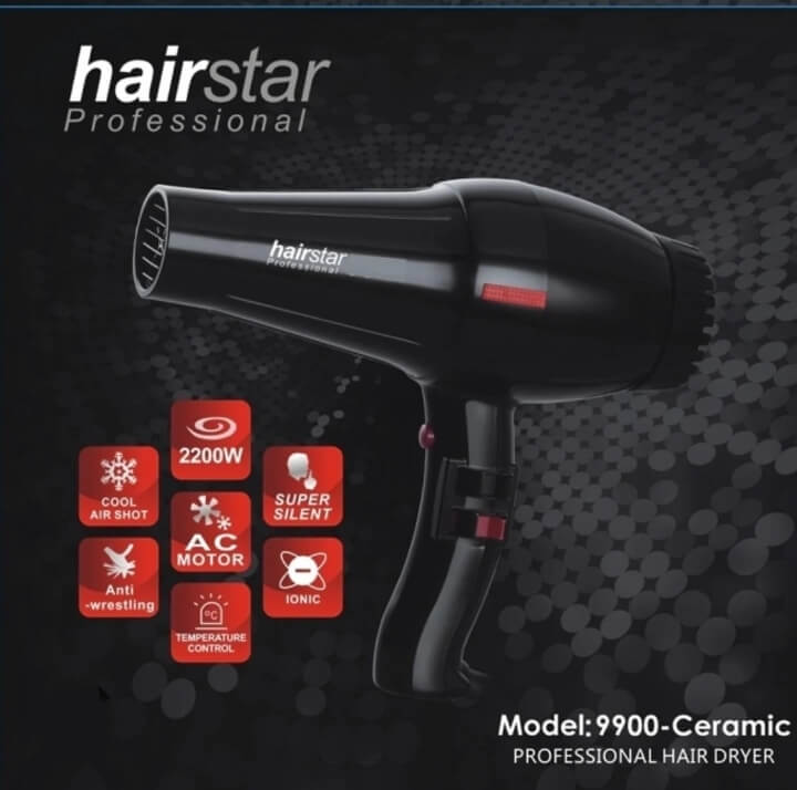 Secador De Pelo Hairstar Professional 9900 Ceramic 220v