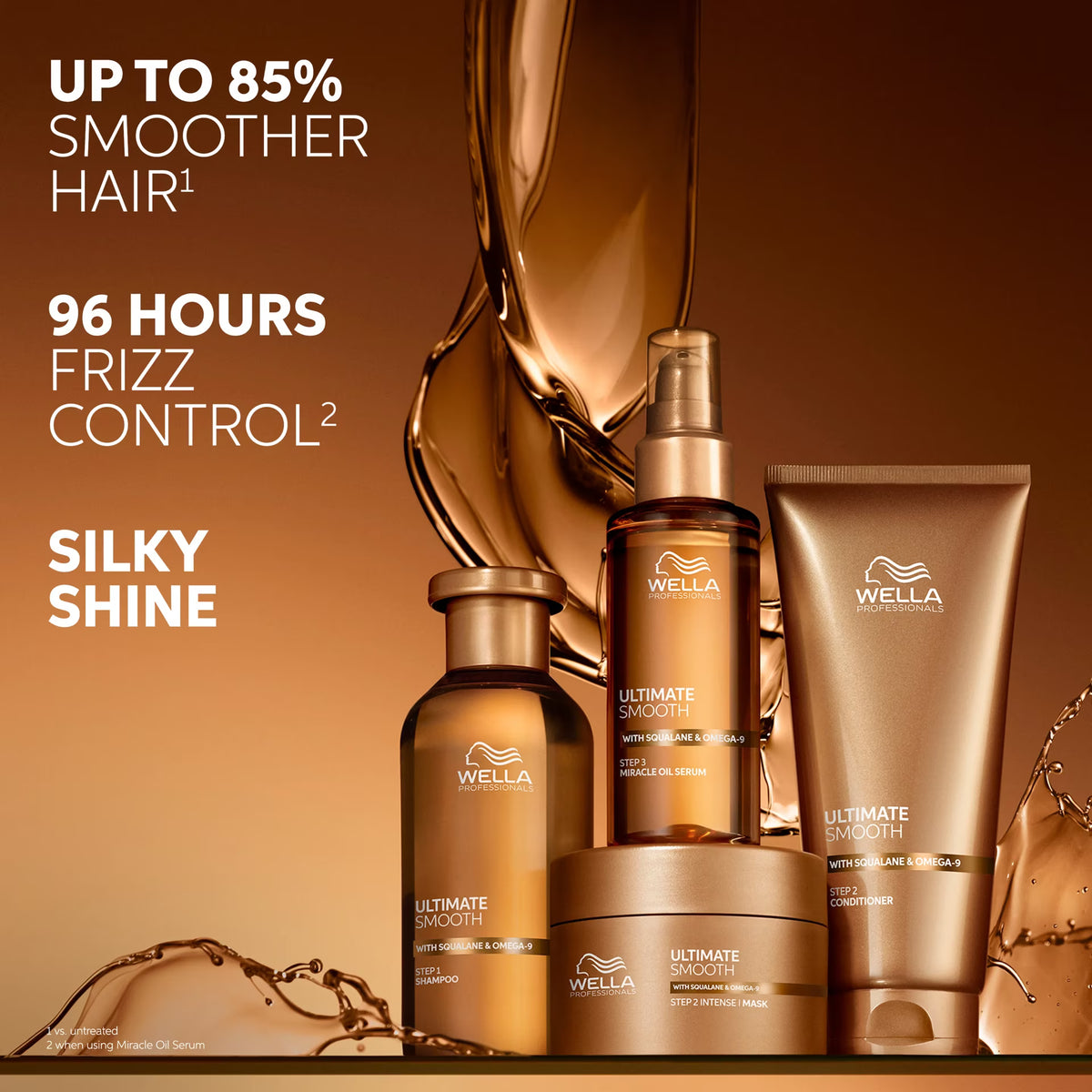 WP ULTIMATE SMOOTH SHAMPOO 250ML WELLA