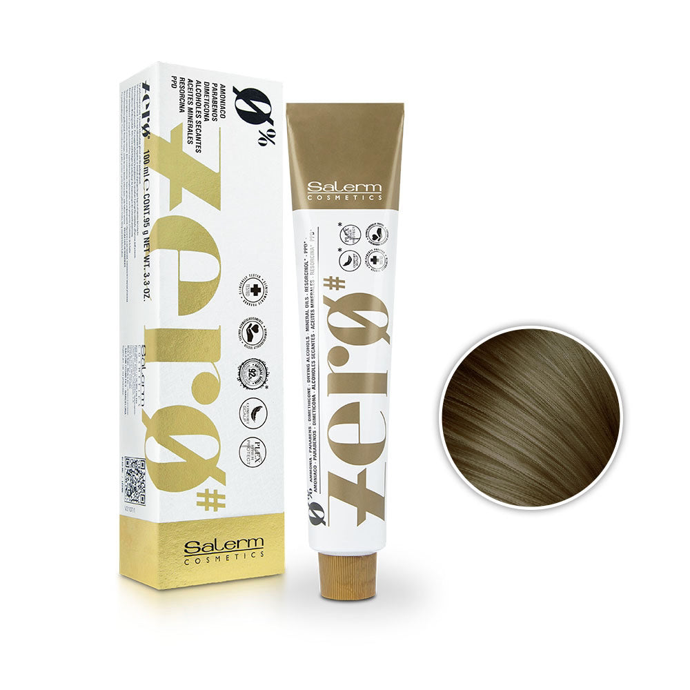 Tintura 6,0 Color ZERO Salerm 100 ml.
