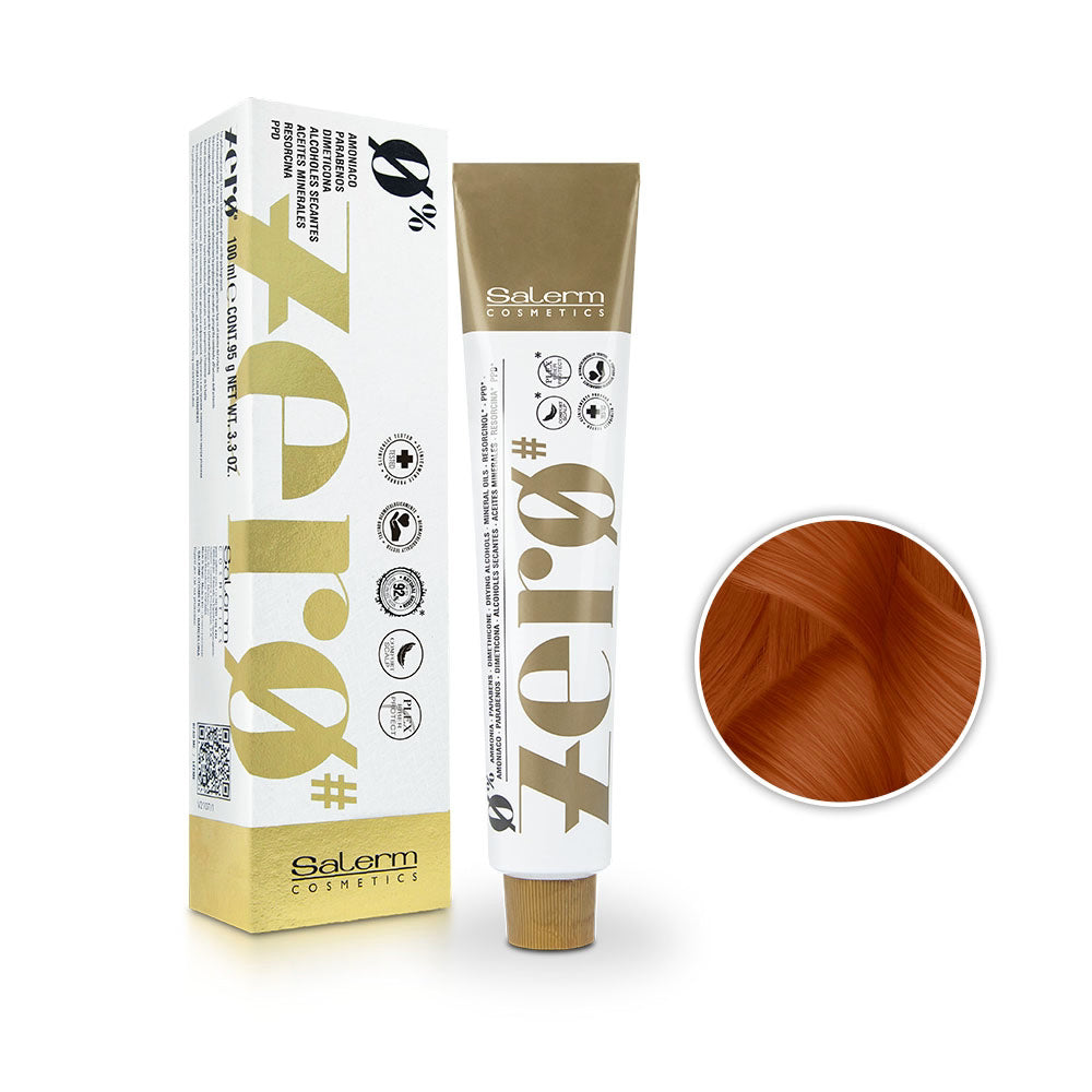 Tintura 7,44 Color ZERO Salerm 100 ml.
