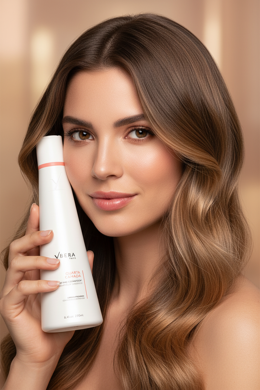 Quarta Camada Shampoo - Close-up Modelo