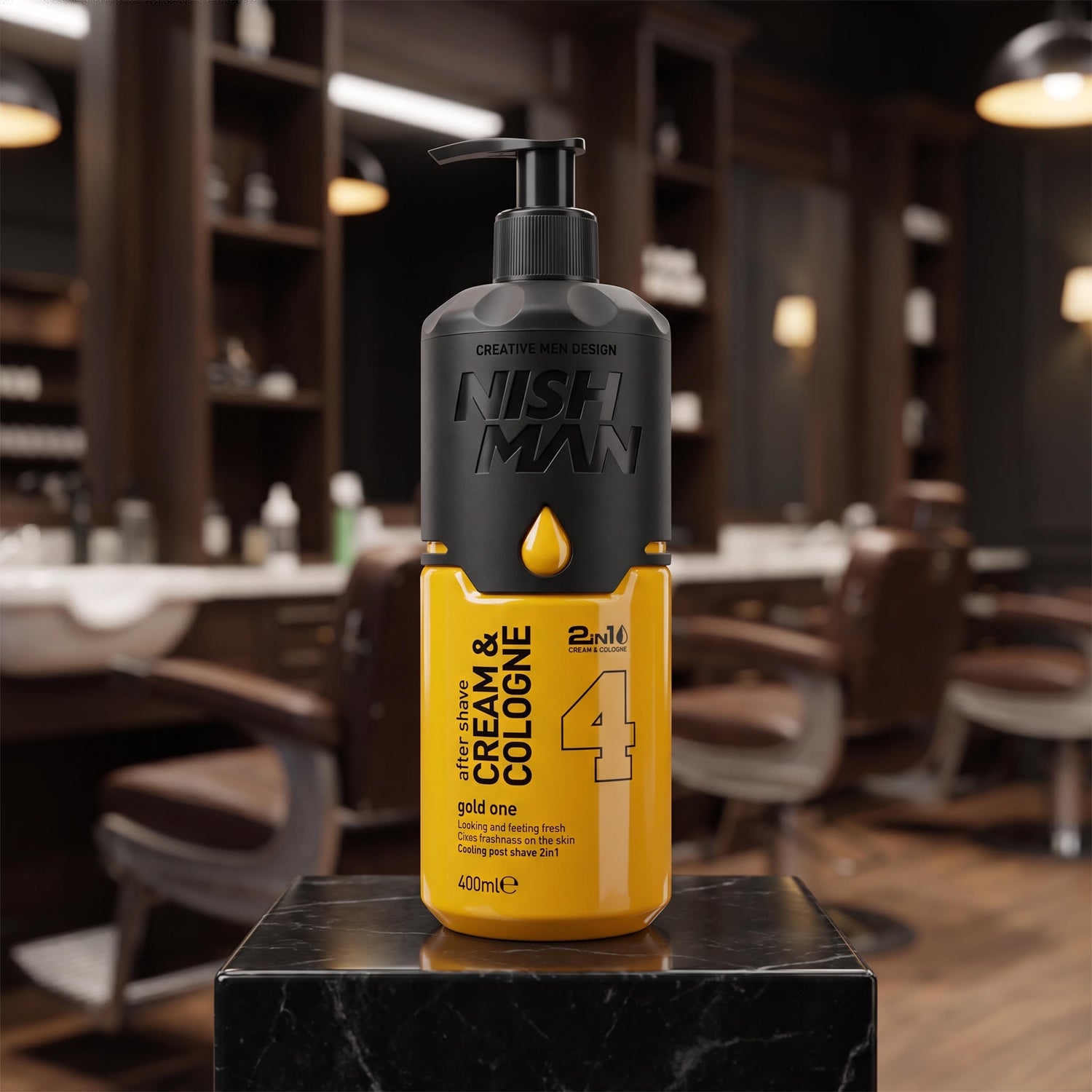 AFTER SHAVE CREAM & COLOGNE GOLD ONE No.04 400Ml