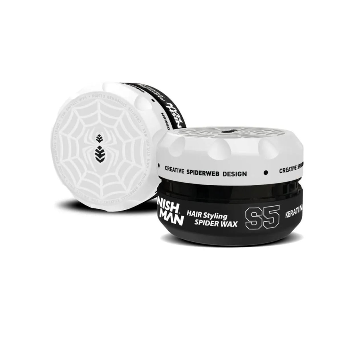 NishMan Hair Styling Spider Cera S5 Keratin Blanca 150ml NISH MAN